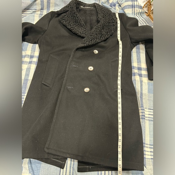 Wool coat- HEAVY Great WesternlROBITSHEK SCHNEIDER •MINNENPOLS Borg Pile - Picture 6 of 13